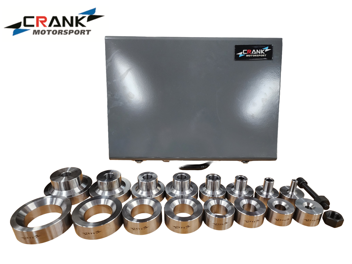 Crank Motorsport 16-Piece Taper Dimple Die Set – Professional Sheet Metal Tool
