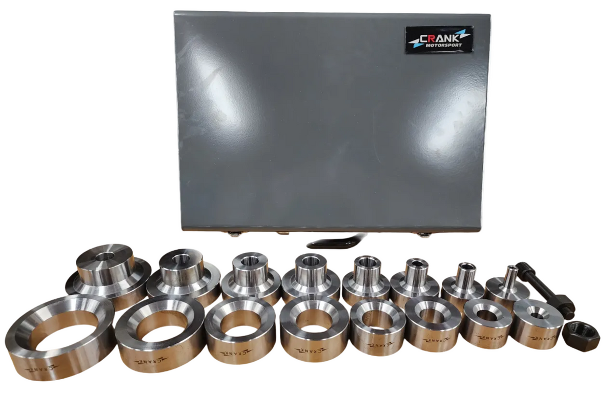 Crank Motorsport 16 Pcs TAPER Shape Dimple Die Set – 1/2–2.5"