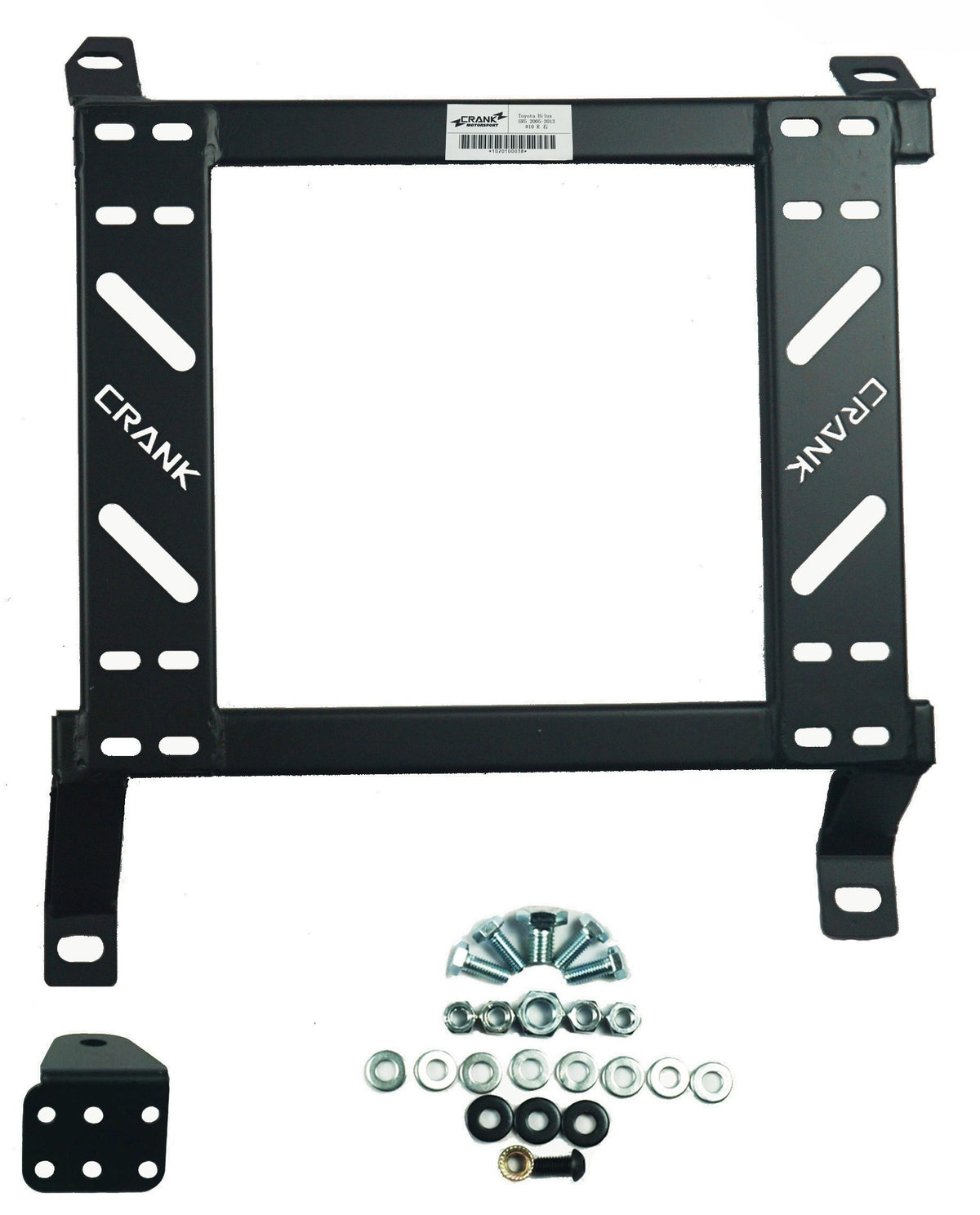 Crank Motorsport Toyota Hilux 2005–2015 Seat Adapter Rail – BRIDE / RECARO / SPARCO Compatible