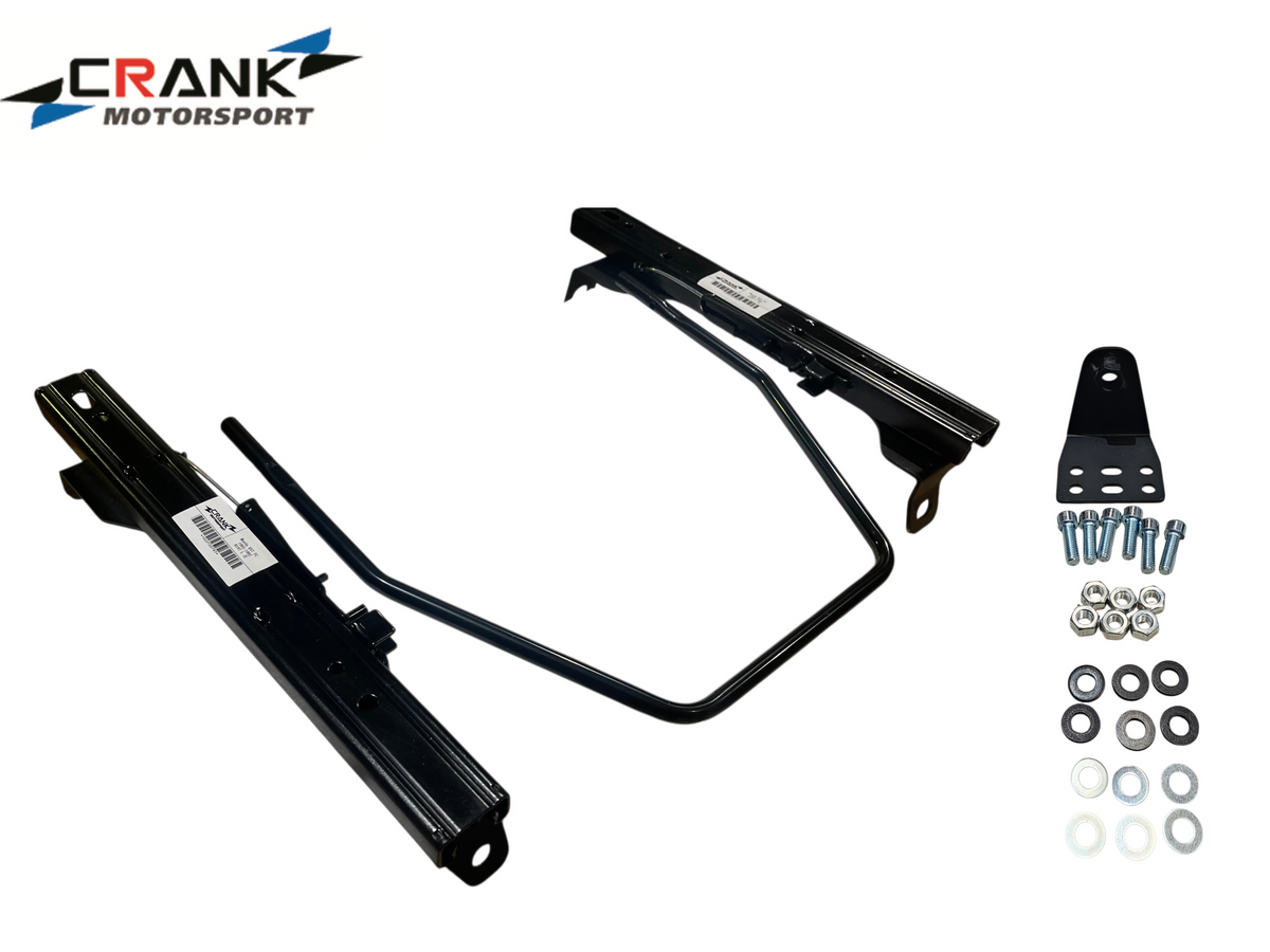 2x Crank Motorsport FC RX7 Superlow Seat Rail Adapters -  BRIDE / RECARO / SPARCO Compatible