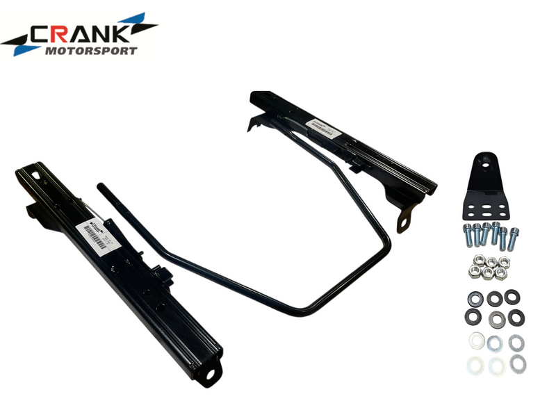 2x Crank Motorsport FC RX7 Superlow Seat Rail Adapters -  BRIDE / RECARO / SPARCO Compatible
