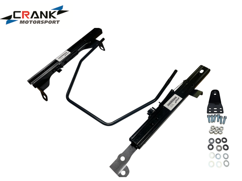 2x Crank Motorsport FC RX7 Superlow Seat Rail Adapters -  BRIDE / RECARO / SPARCO Compatible