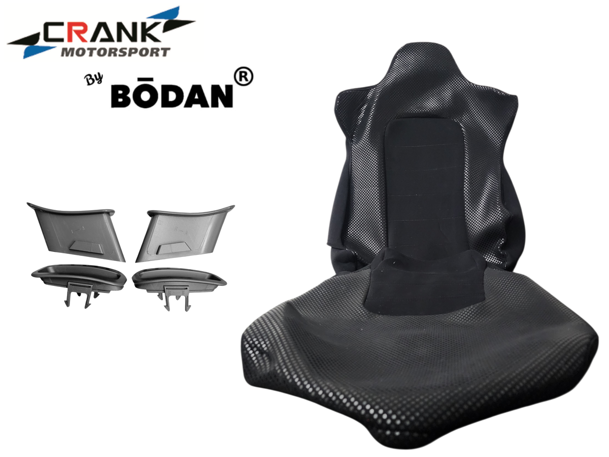 1x Nissan Skyline R34 GTR Vspec II OEM Black Front Seat Replacement Skin – 1 Seat, AU Stock