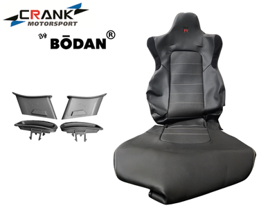 1x Nissan Skyline R34 GTR M-Spec OEM Front Leather Seat Replacement Skin