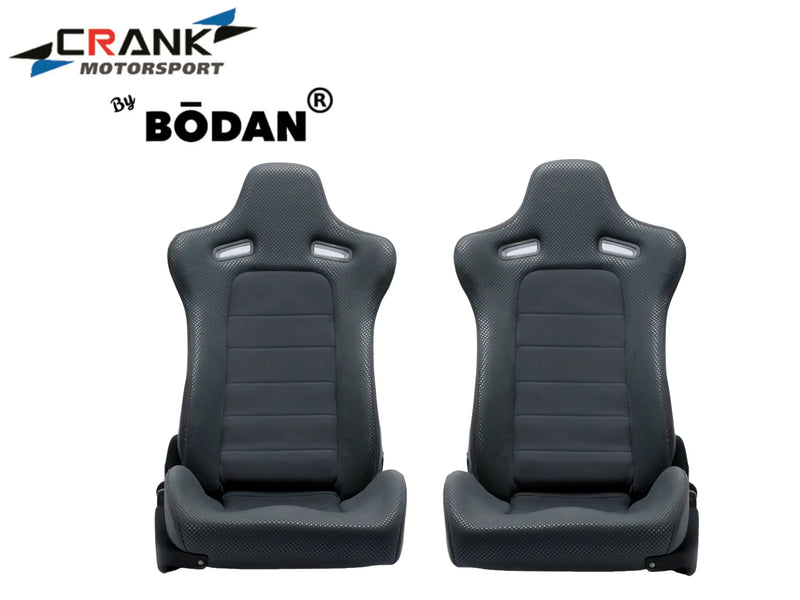 2x Crank Motorsport Nissan Skyline R34 GTR Vspec I Grey Front Seat Package – ADR Approved Skyline R34 Performance Seats