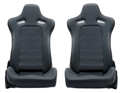 2x Crank Motorsport Nissan Skyline R34 GTR Vspec I Grey Front Seat Package – ADR Approved Skyline R34 Performance Seats