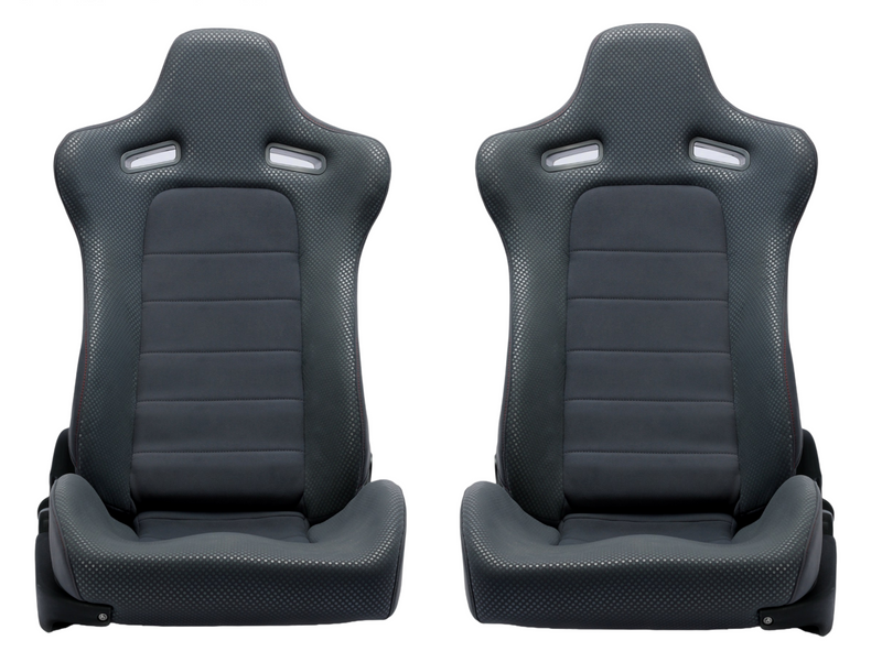 2x Crank Motorsport Nissan Skyline R34 GTR Vspec I Grey Front Seat Package – ADR Approved Skyline R34 Performance Seats