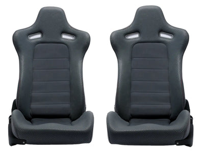 2x Crank Motorsport Nissan Skyline R34 GTR Vspec I Grey Front Seat Package – ADR Approved Skyline R34 Performance Seats