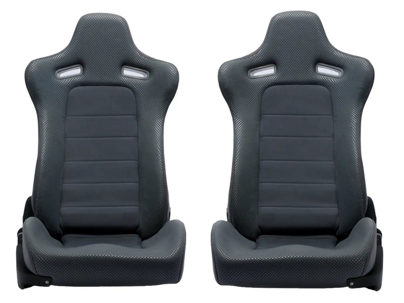 2x Crank Motorsport Nissan Skyline R34 GTR Vspec I Grey Front Seat Package – ADR Approved Skyline R34 Performance Seats