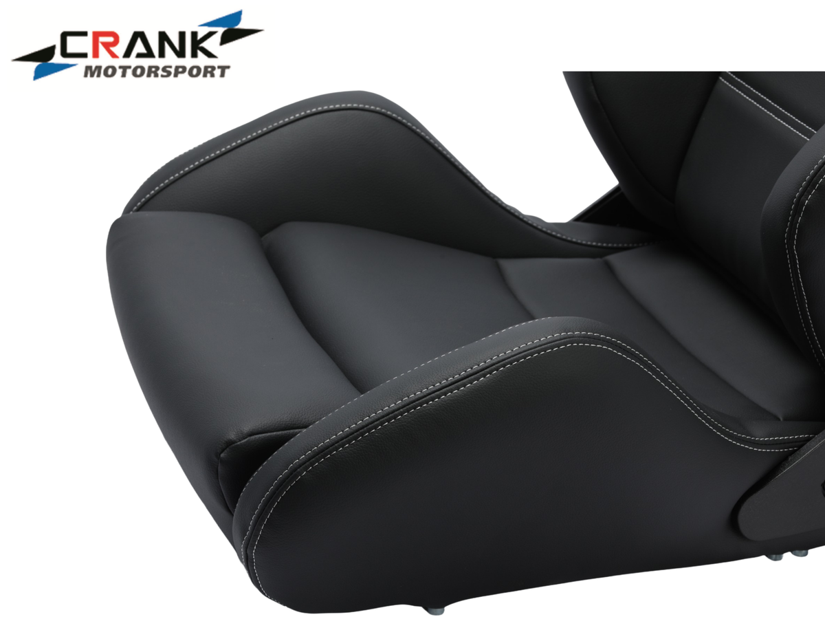 2x SR5 Recaro Style Car Racing Sport Seats – Ultra Durable PVC