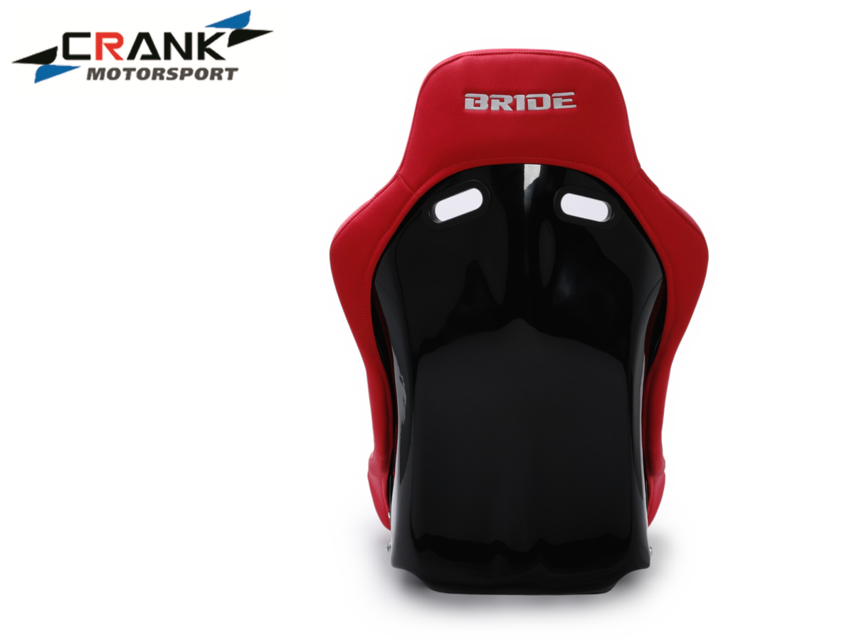 2x Bride VIOS II Style Fixed Back Racing Seats – Red Fibreglass Low Max