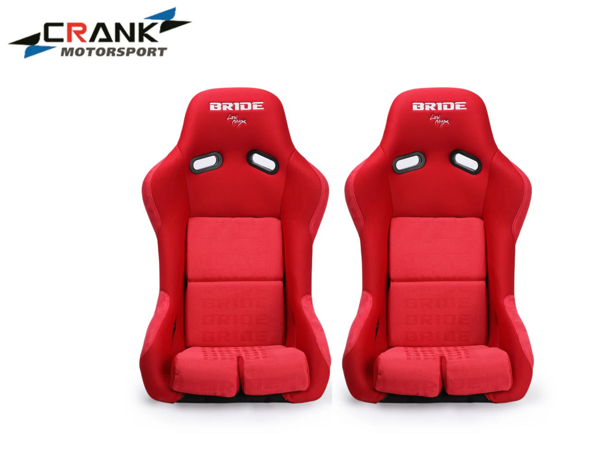 2x Bride VIOS II Style Fixed Back Racing Seats – Blue Fibreglass Low Max