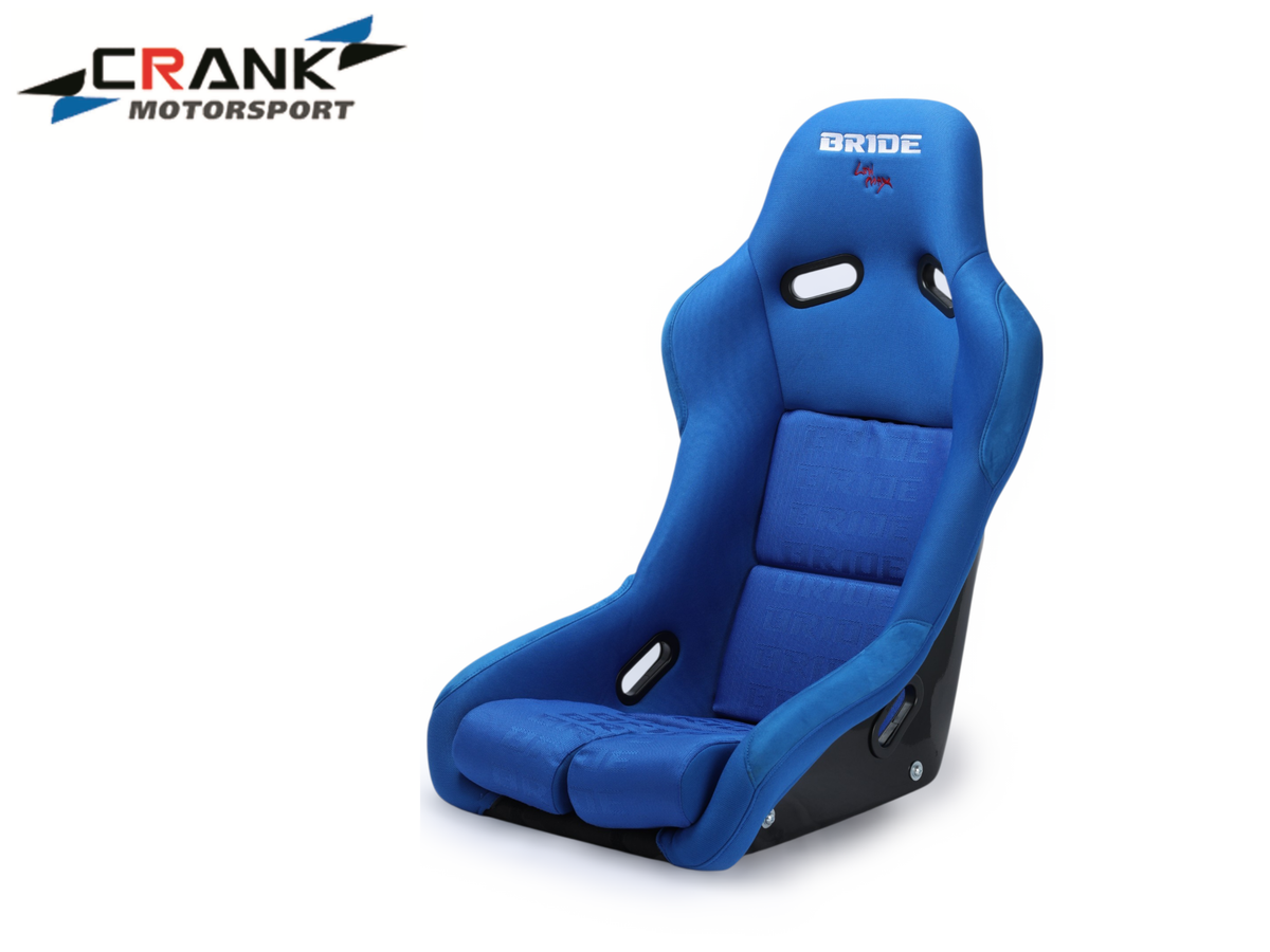 2x Bride VIOS II Style Fixed Back Racing Seats – Blue Fibreglass Low Max