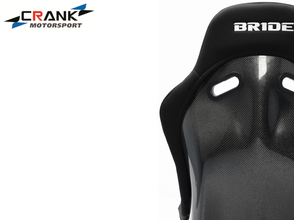 2x Crank Motorsport Bride VIOS II Fixed Back Fibreglass Racing Seat – Grey or Full Black