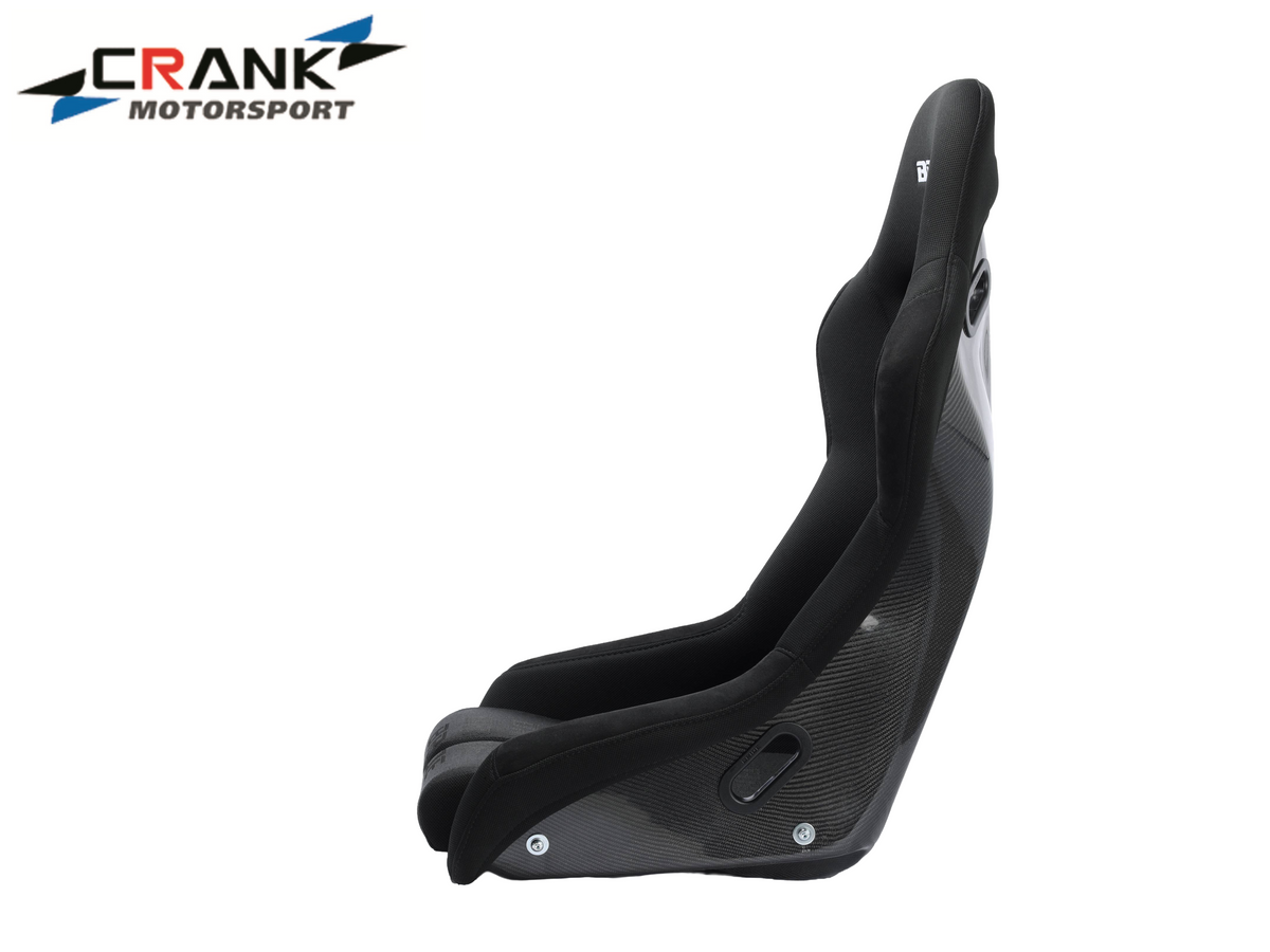 2x Crank Motorsport Bride VIOS II Fixed Back Fibreglass Racing Seat – Grey or Full Black