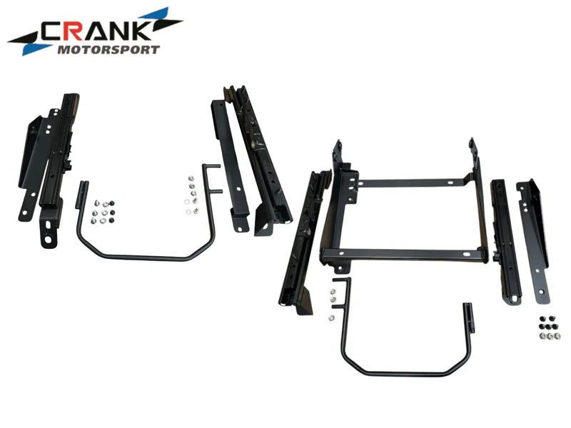 2x Crank Motorsport R35 GTR Pair Superlow Seat Rails – Recaro CS / Nismo Compatible